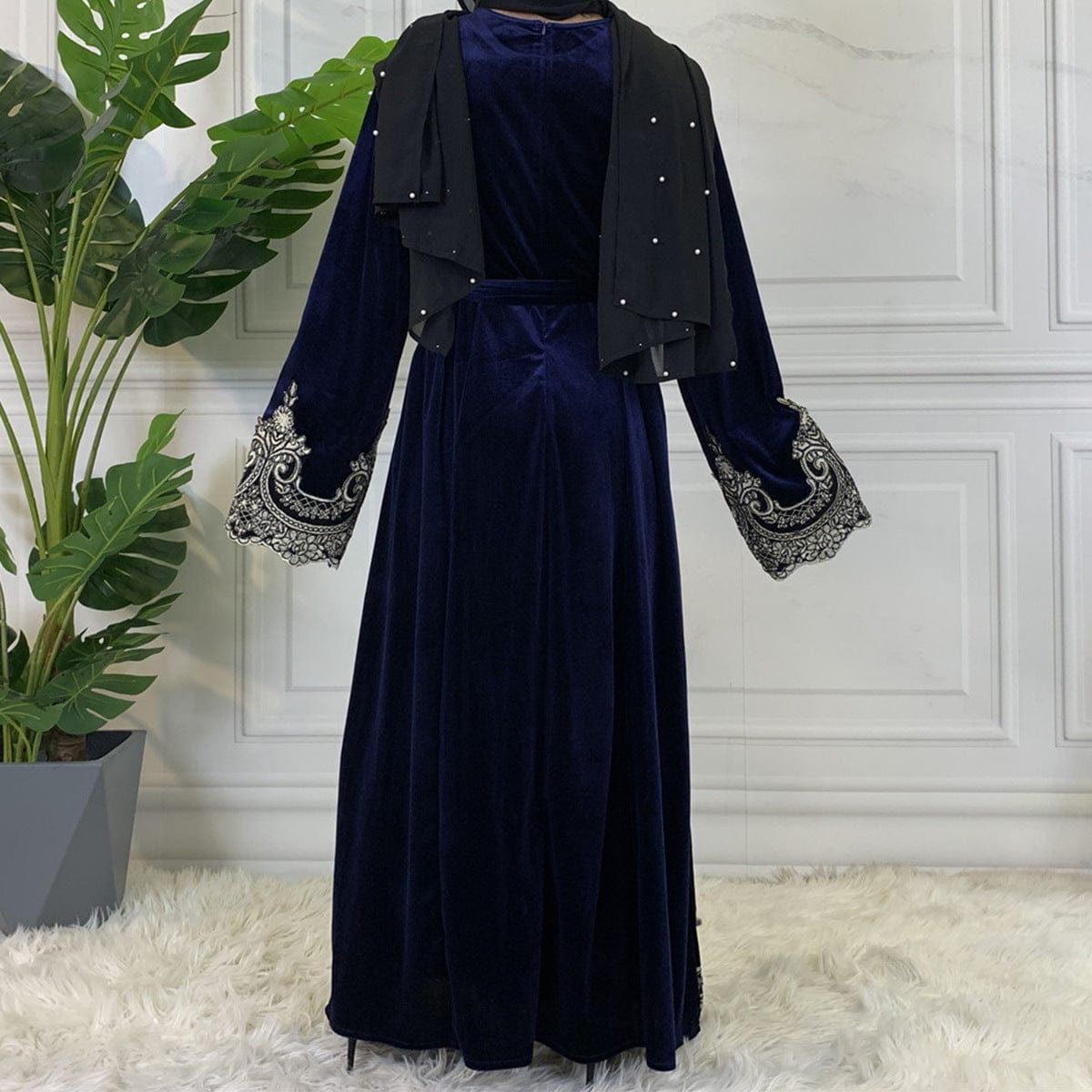 Cm157 Women Long Sleeve Summer Muslim Dress Islamic Clothing Abaya Dress