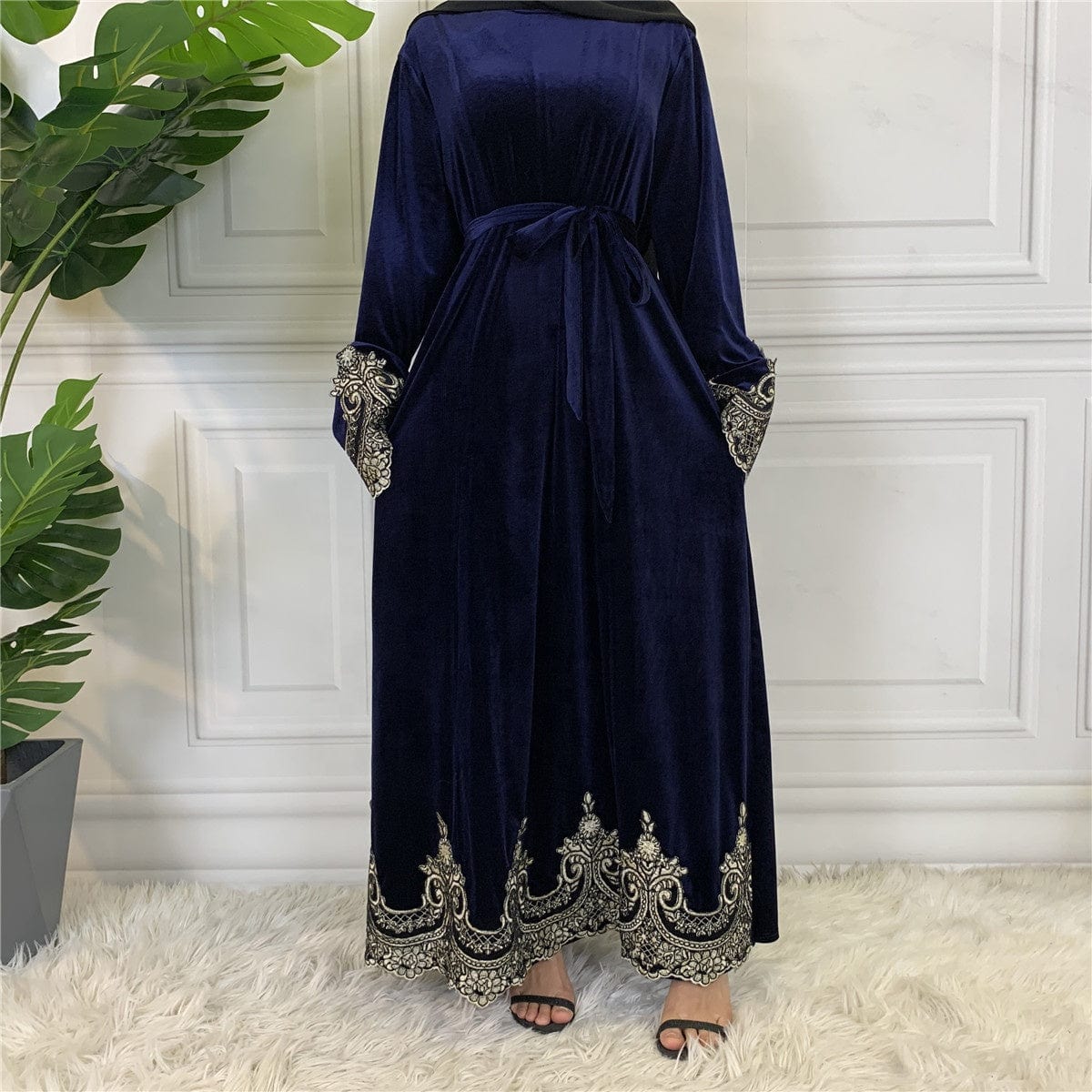 Cm157 Women Long Sleeve Summer Muslim Dress Islamic Clothing Abaya Dress