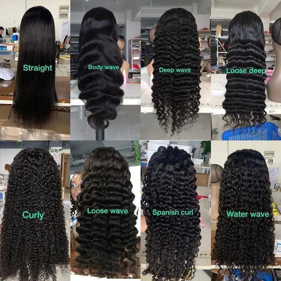 Curly HD Full Lace Wigs Human Hair Lace