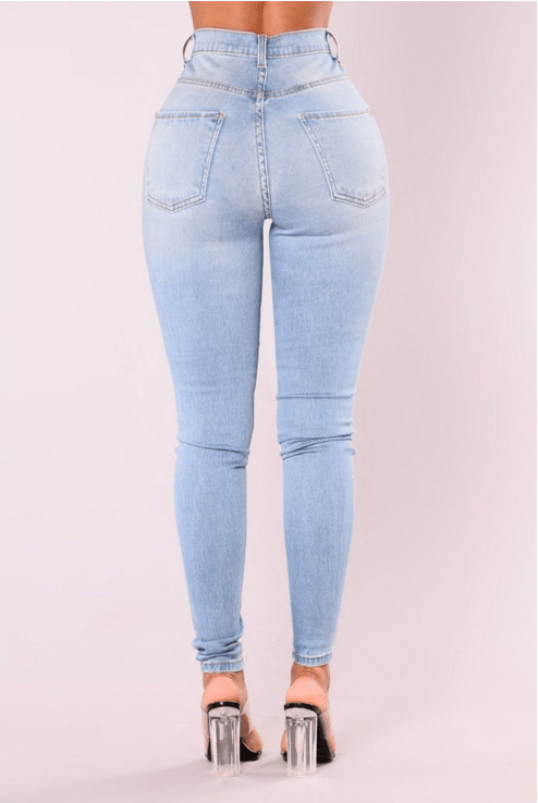 Custom Women Pants Trousers And Jeans Pant Denim Skinny Sports Streetwear Pencil Jeans Pants For Women