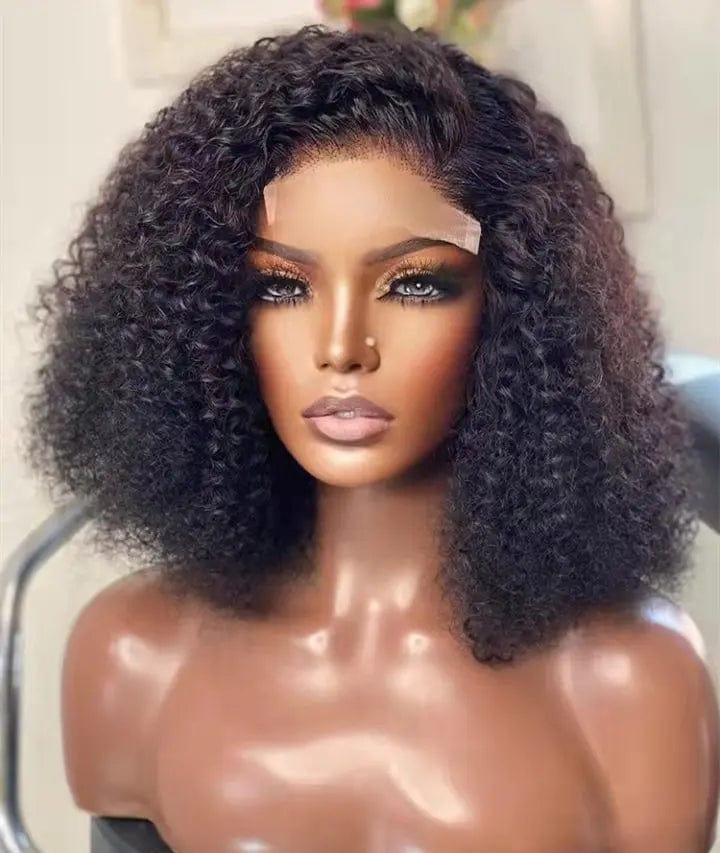 Customized Bob Curly Wig #2 Black Deep Curly Hair