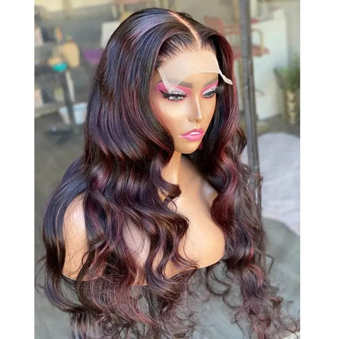 Customized HD Lace Front Long Wavy Wigs