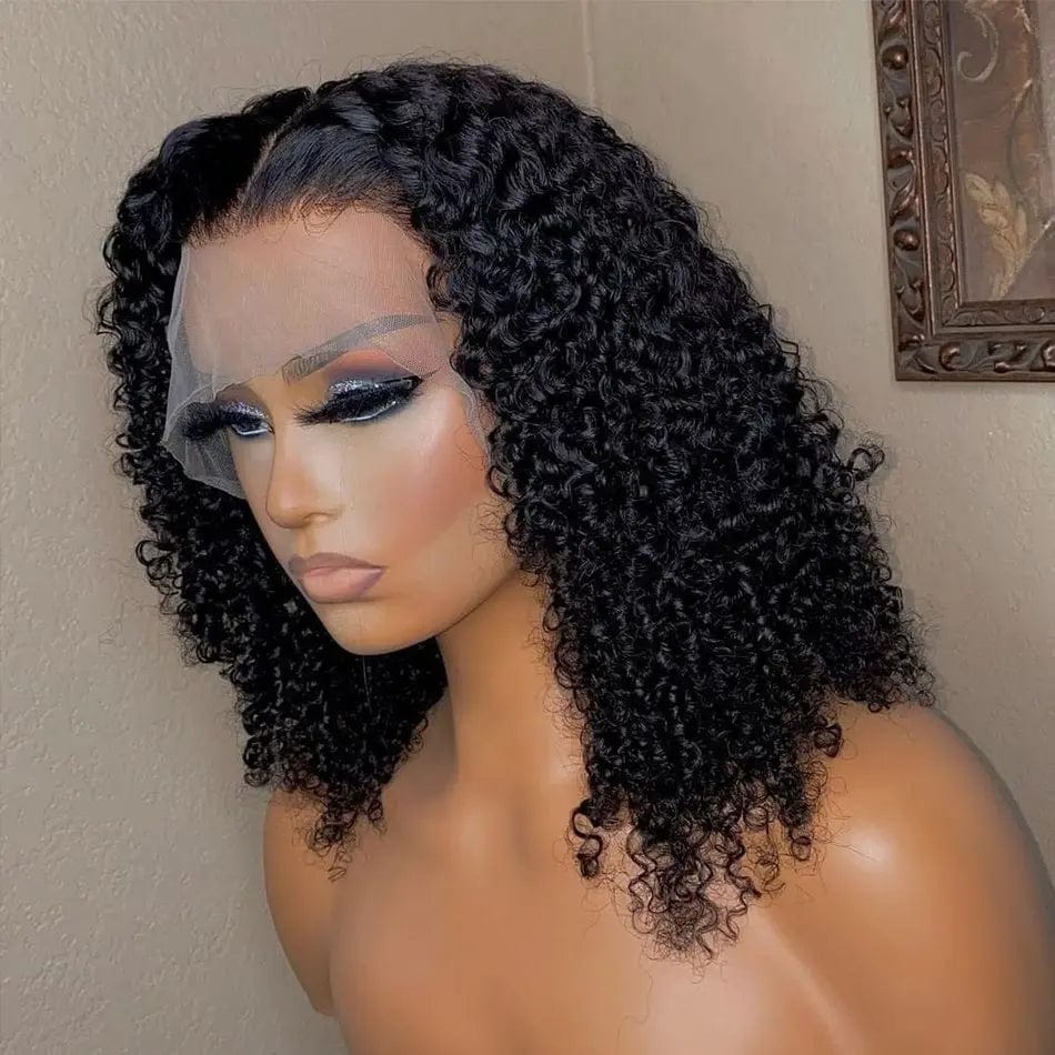 Cuticle Curly Lace Closure Frontal Human Brazilian Hair