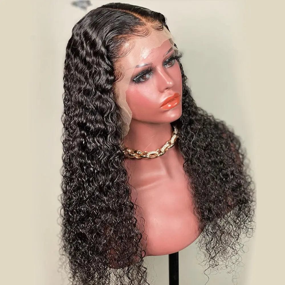 Cuticle Curly Lace Closure Frontal Human Brazilian Hair