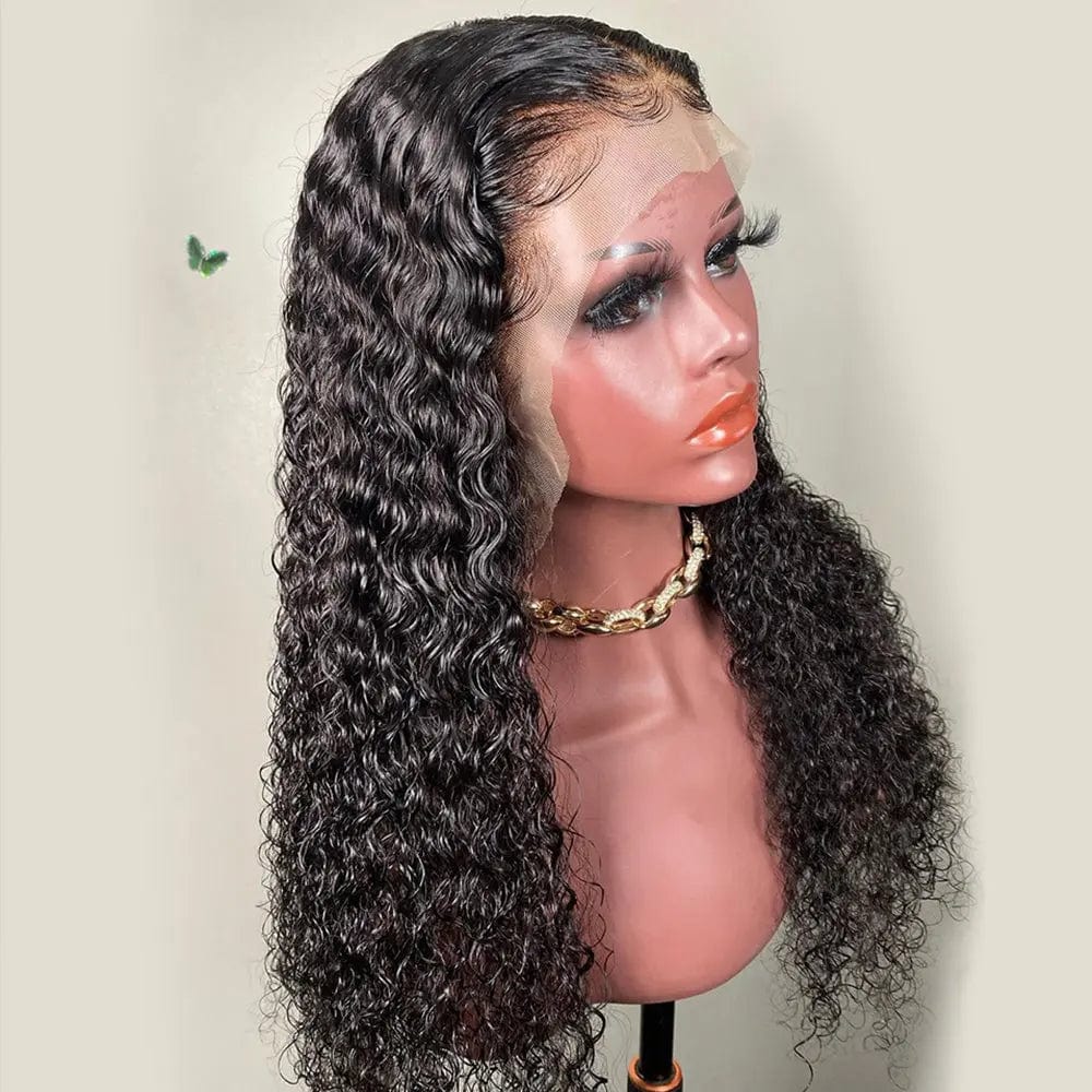 Cuticle Curly Lace Closure Frontal Human Brazilian Hair