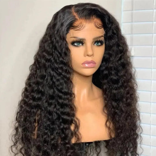 Cuticle Curly Lace Closure Frontal Human Brazilian Hair