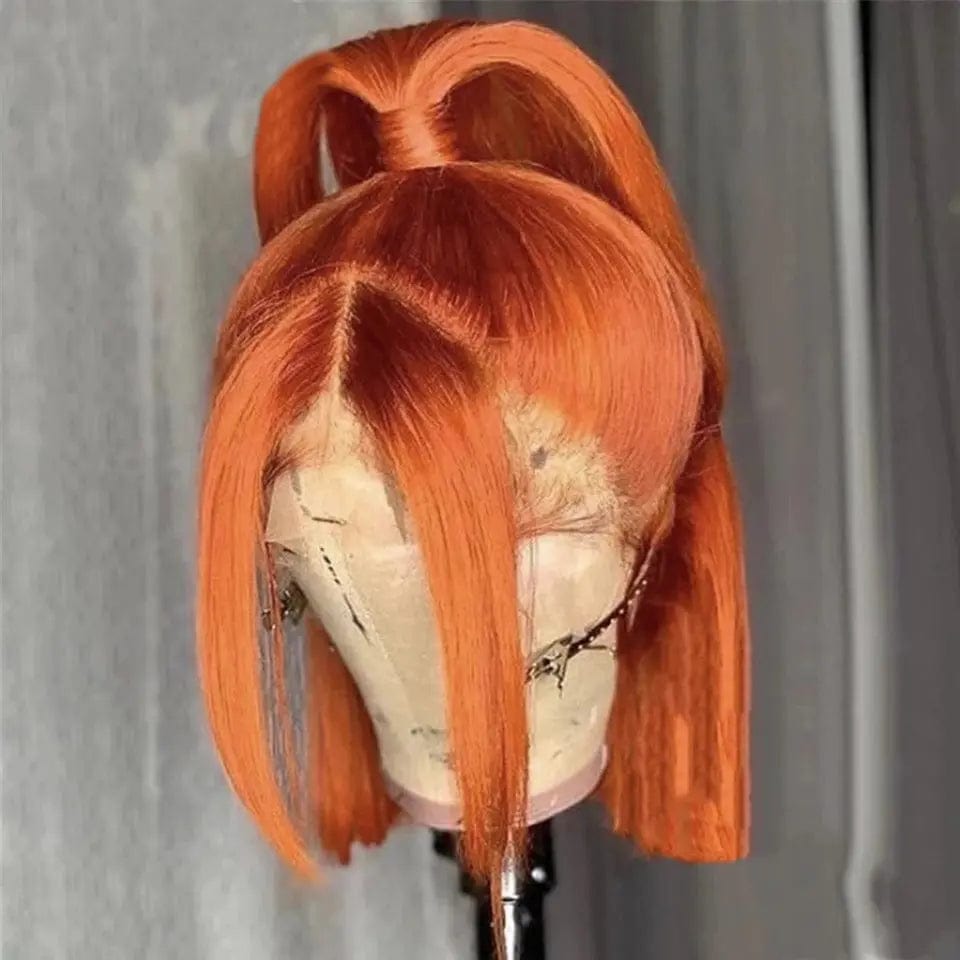 Discount Deal Ginger Orange Red Short Bob