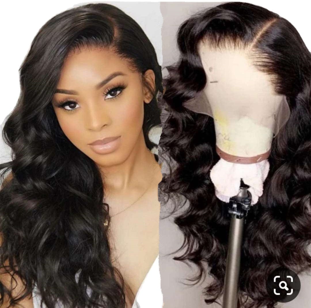 DIVA1 250%density Hd transparent lace Body Wave 360 Lace Frontal Wig  13X4 Transparent Lace Front human hair wigs