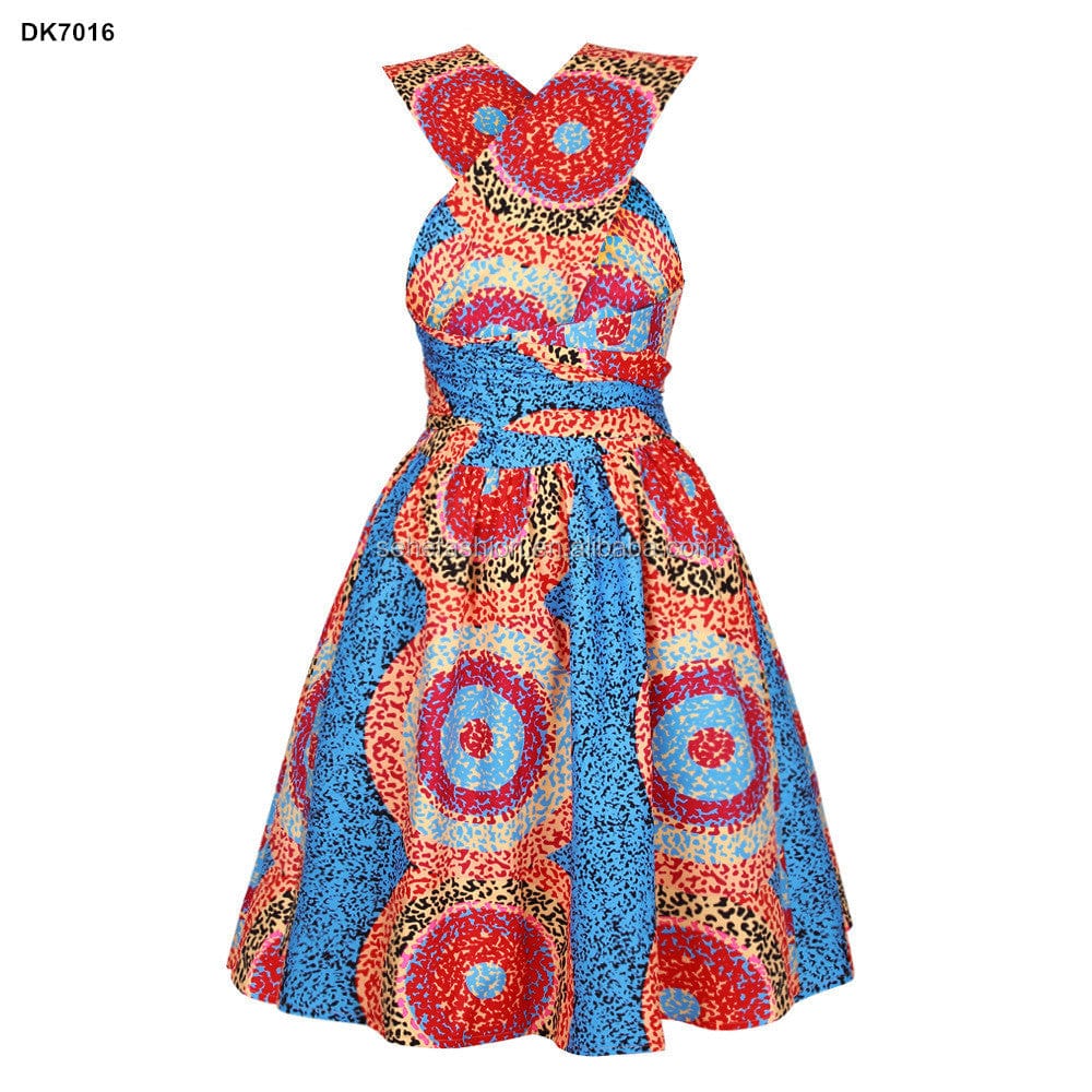 DK7016 african fashion designs ankara dress for women