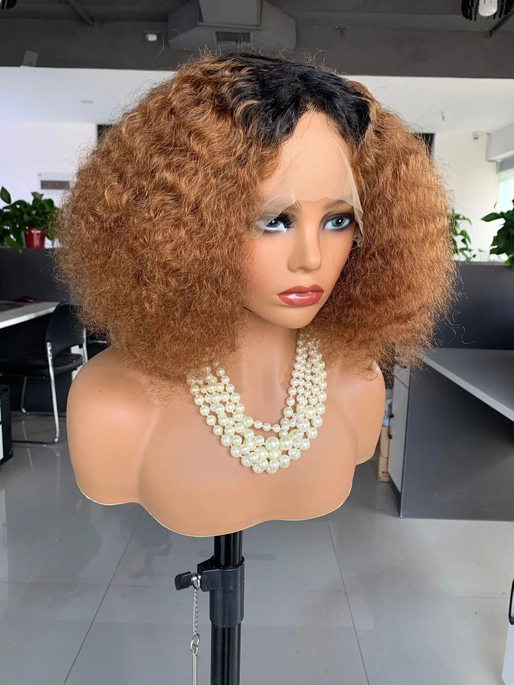 Double Drawn Cheap Short T Part Lace Wig