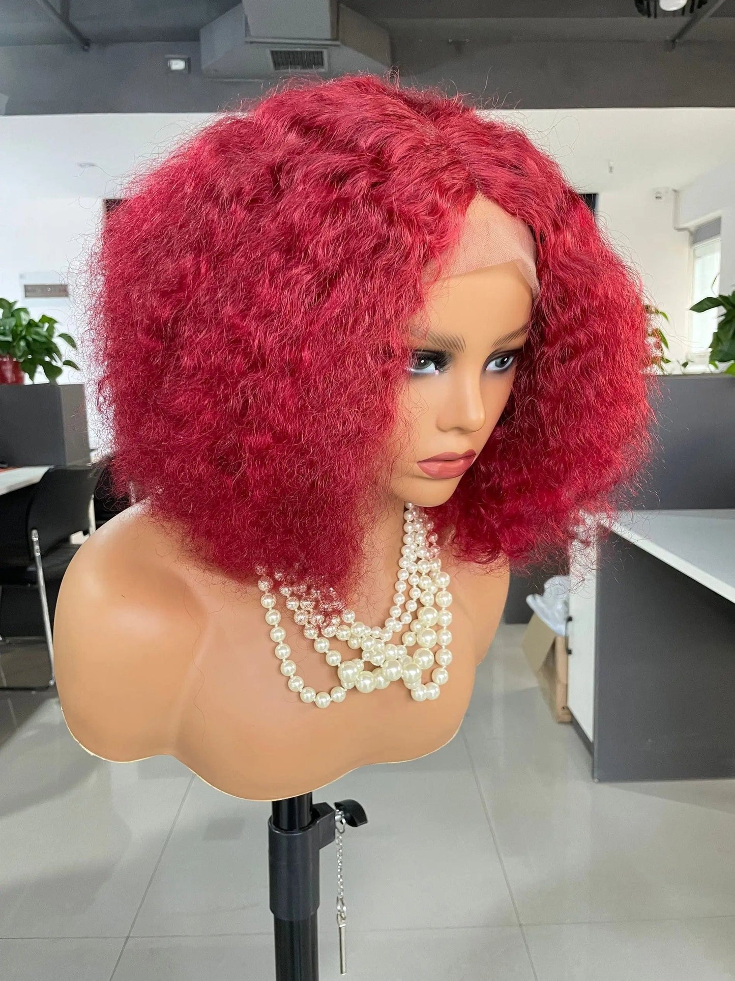 Double Drawn Cheap Short T Part Lace Wig