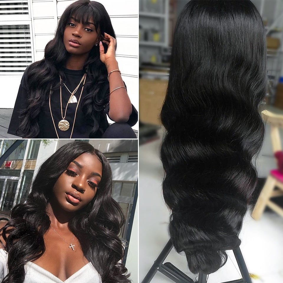 Double Weft 100% Raw Human Hair Deep Body Wave Full Cuticle Aligned Burmese Human Hair HD Lace Front Wig