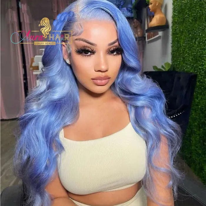 dream blue lace frontal transparent Brazilian virgin