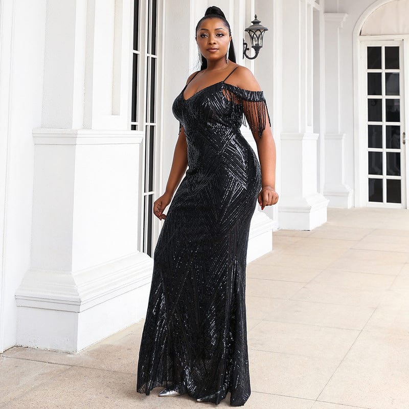 ED2154 Plus Size Women'S Dresses Off Shoulder Dress Summer Evening Dresses Women Long Gowns