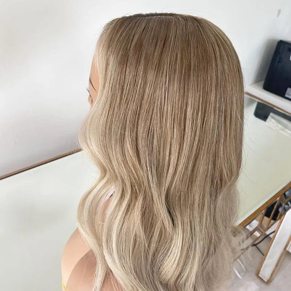 European Human Hair Highlight Platinum Blonde Body Wave