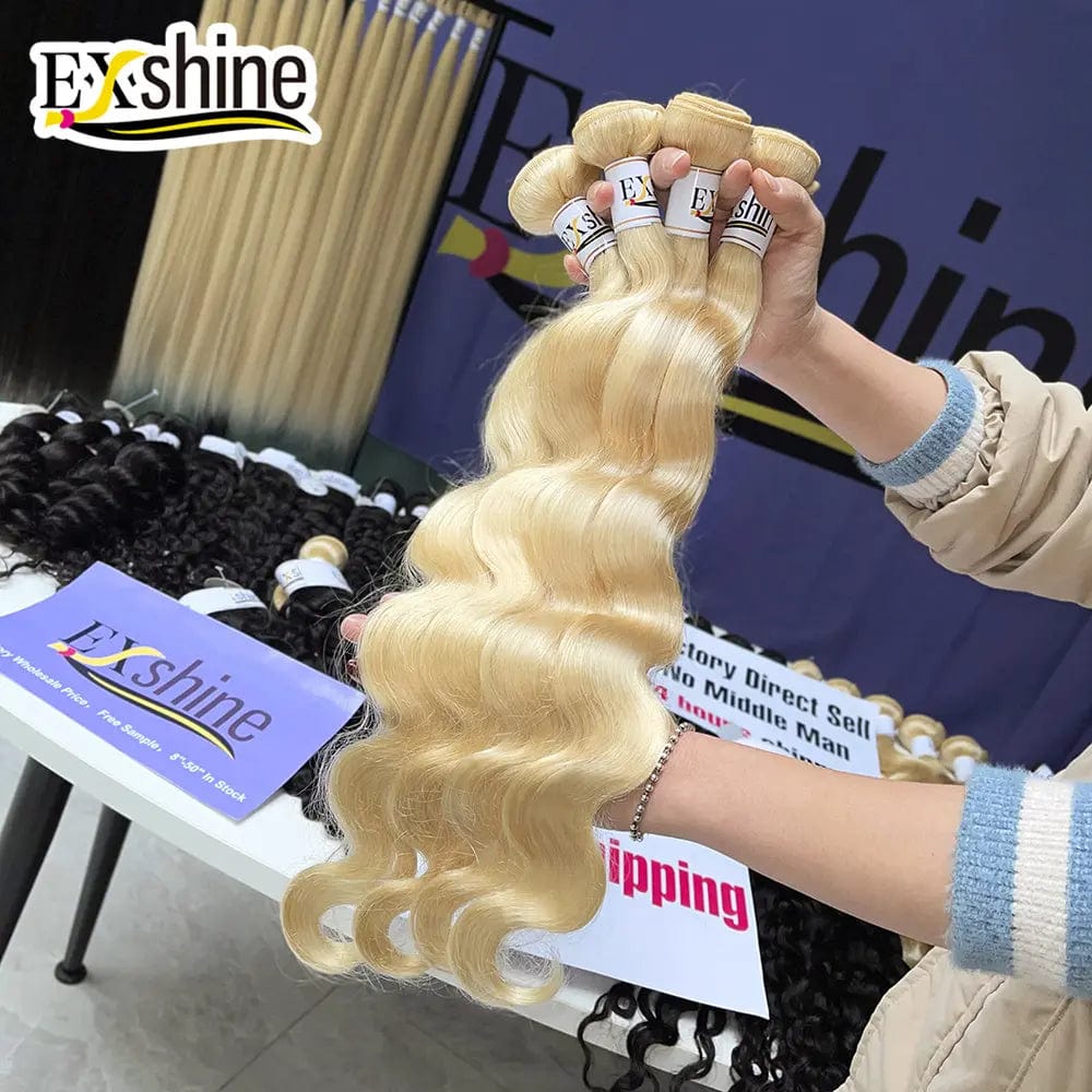 Exshine Brazilians hair bundles Wave Weft Hair Raw Virgin Straight Raw Cambodian Hair Bundles