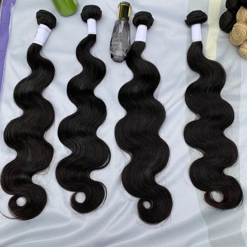 Exshine Brazilians hair bundles Wave Weft Hair Raw Virgin Straight Raw Cambodian Hair Bundles