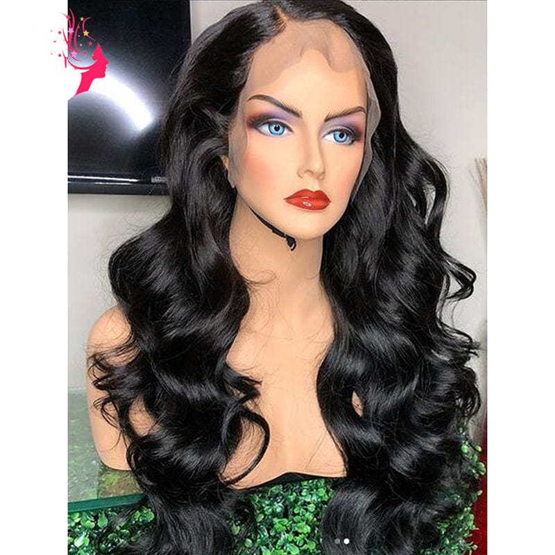 Factory Outlet 13x4 Body Wave Lace Front Human Hair Wigs Transparent Lace Brazilian Hair Long Frontal Wig For Black Women