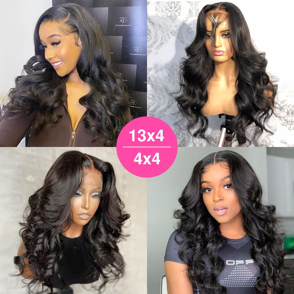 Factory Outlet 13x4 Body Wave Lace Front Human Hair Wigs Transparent Lace Brazilian Hair Long Frontal Wig For Black Women