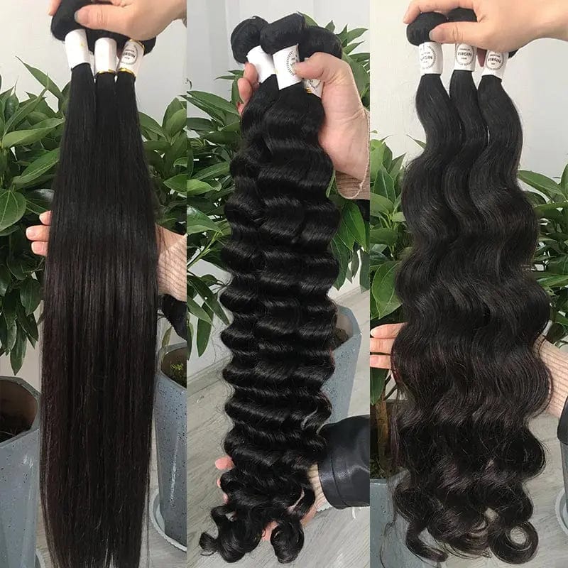 Factory Price Large Stock Grade 10A Brazilian Straight Hair Virgin Cuticle Aligned Hair Bundles