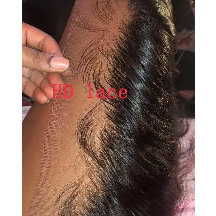 Factory Price Virgin Human Hair Real Swiss Transparent 4x4 13x6 Hd Film Lace Frontal