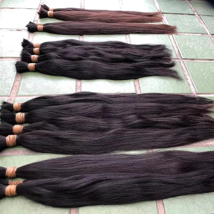 Factory wholesale High Quality Cuticle Aligned Virgin Human Hair In Bulk