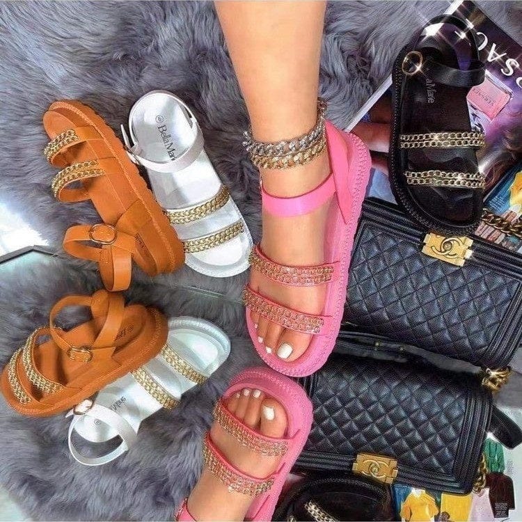 Fashion 2022 designer sandals summer ankle straps women platform sandals softy eva women sandals