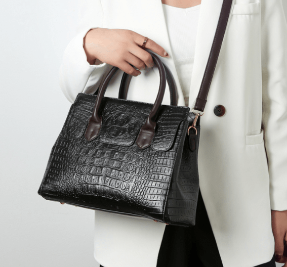 Fashion  high-capacity crocodile handbag tote bag handbags for professional women