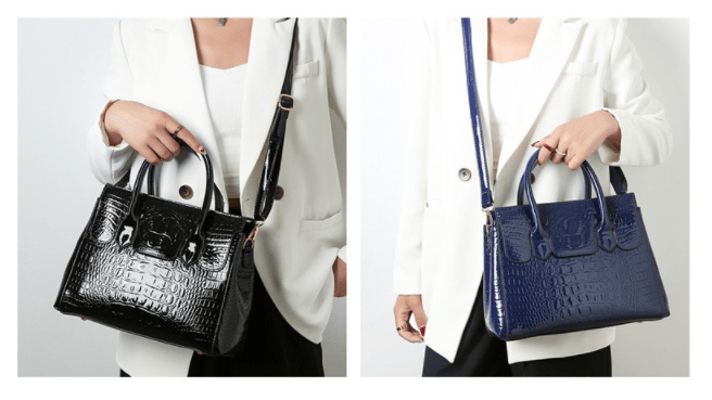 Fashion  high-capacity crocodile handbag tote bag handbags for professional women