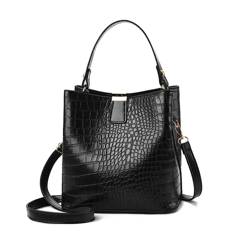 FG039 2022 Crocodile Pattern Women Handbags Alligator Cross Body Bags Simple Fashion Bucket Purses Fashion Bags