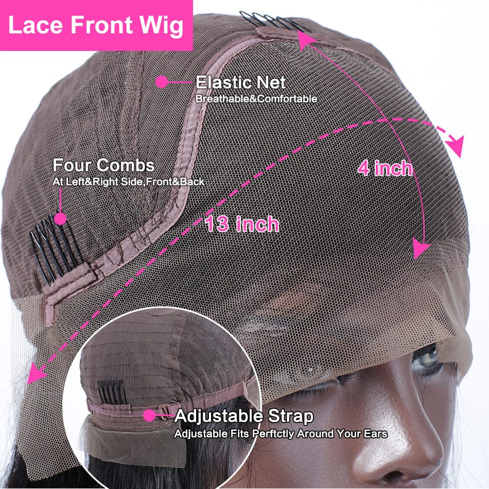 Free Shipping 360 613 Pixie Cut Brazilian Short Closure Headband Bob Hd Frontal Full Lace Front Human Hair Wigs