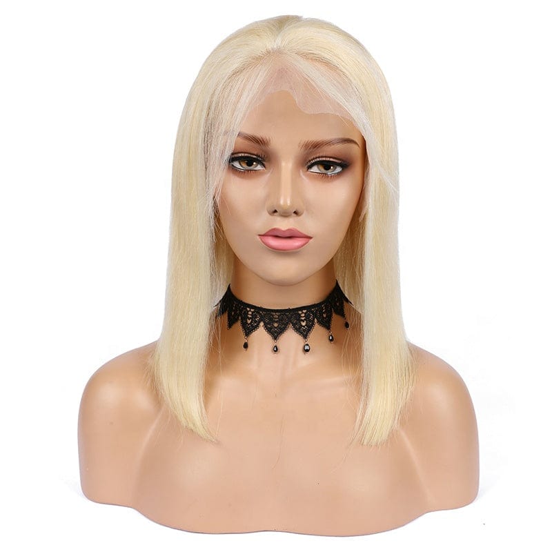 French Lace Wigs hd transparent 13*6 lace frontal wig 13*4 hd lace brazilian virgin blonde pixie bob cut short wig