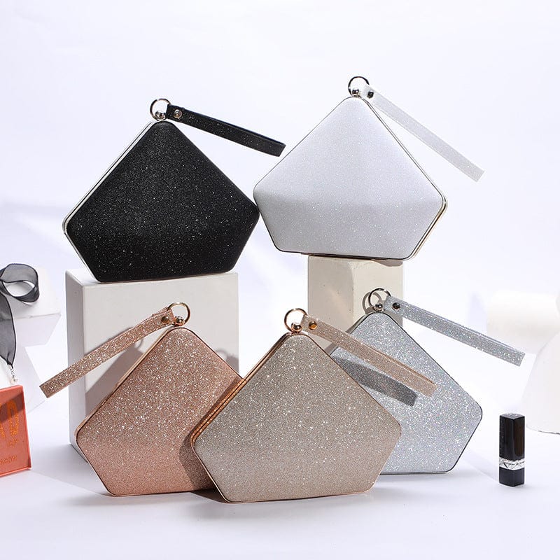 French new fashion dinner bag ladies fashion evening dress handbag silver clutch bag evening bags