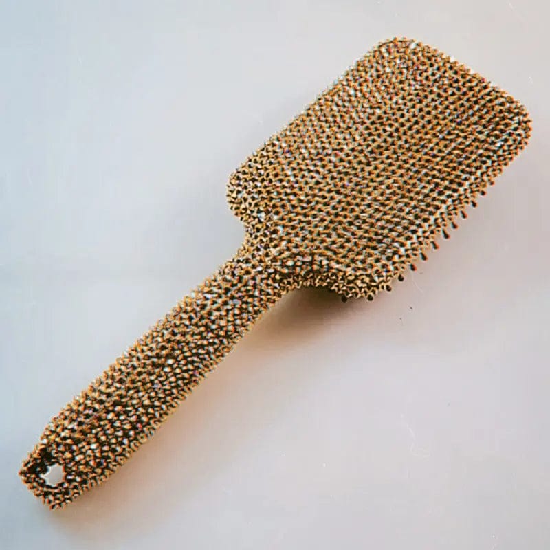 Gold Bling Brush And Comb