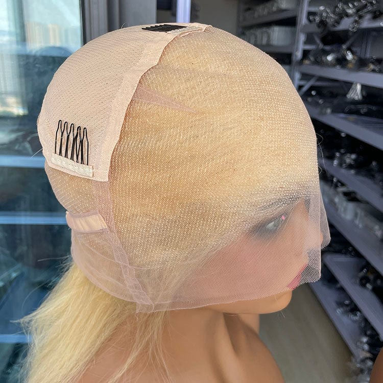 Goodluck indian virgin hair 360 lace wigs vendor blond frontal wig virgin australia ponytail human hair full lace braided wigs