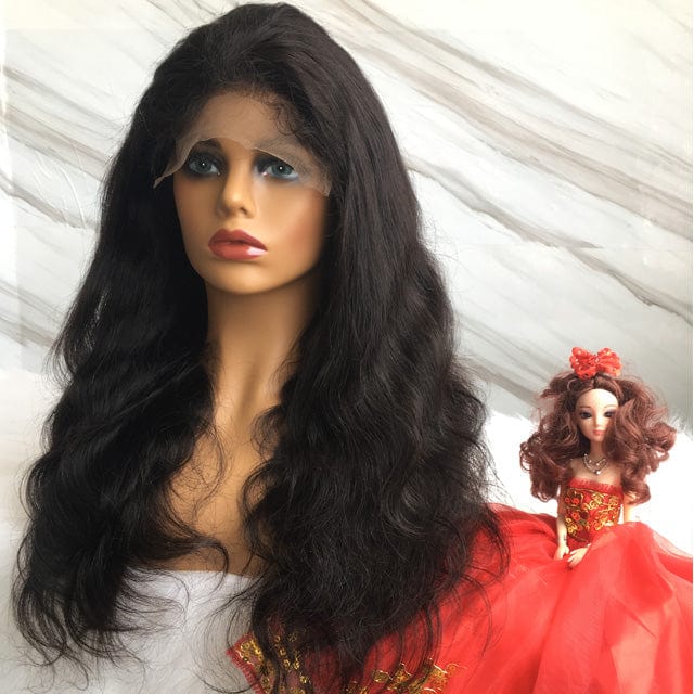 Goodluck wholesale wigs 100human bulk yaki natural kinky straight lace wig hat human donor hair wig beauty vendors free sample