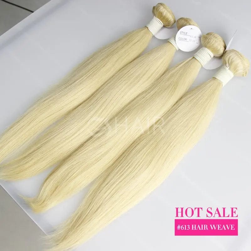 GS wholesale 613 blonde straight hair weave