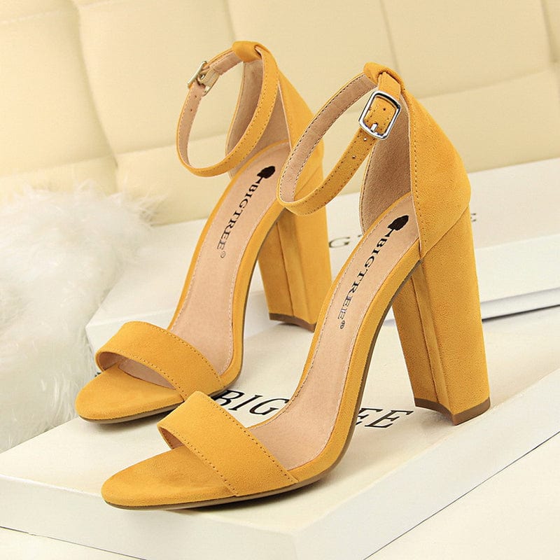 GX238-1 Women Round Toe Dress Shoes New Arrivals Block Heel Shoes For Ladies