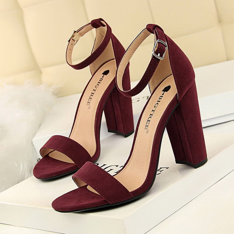 GX238-1 Women Round Toe Dress Shoes New Arrivals Block Heel Shoes For Ladies