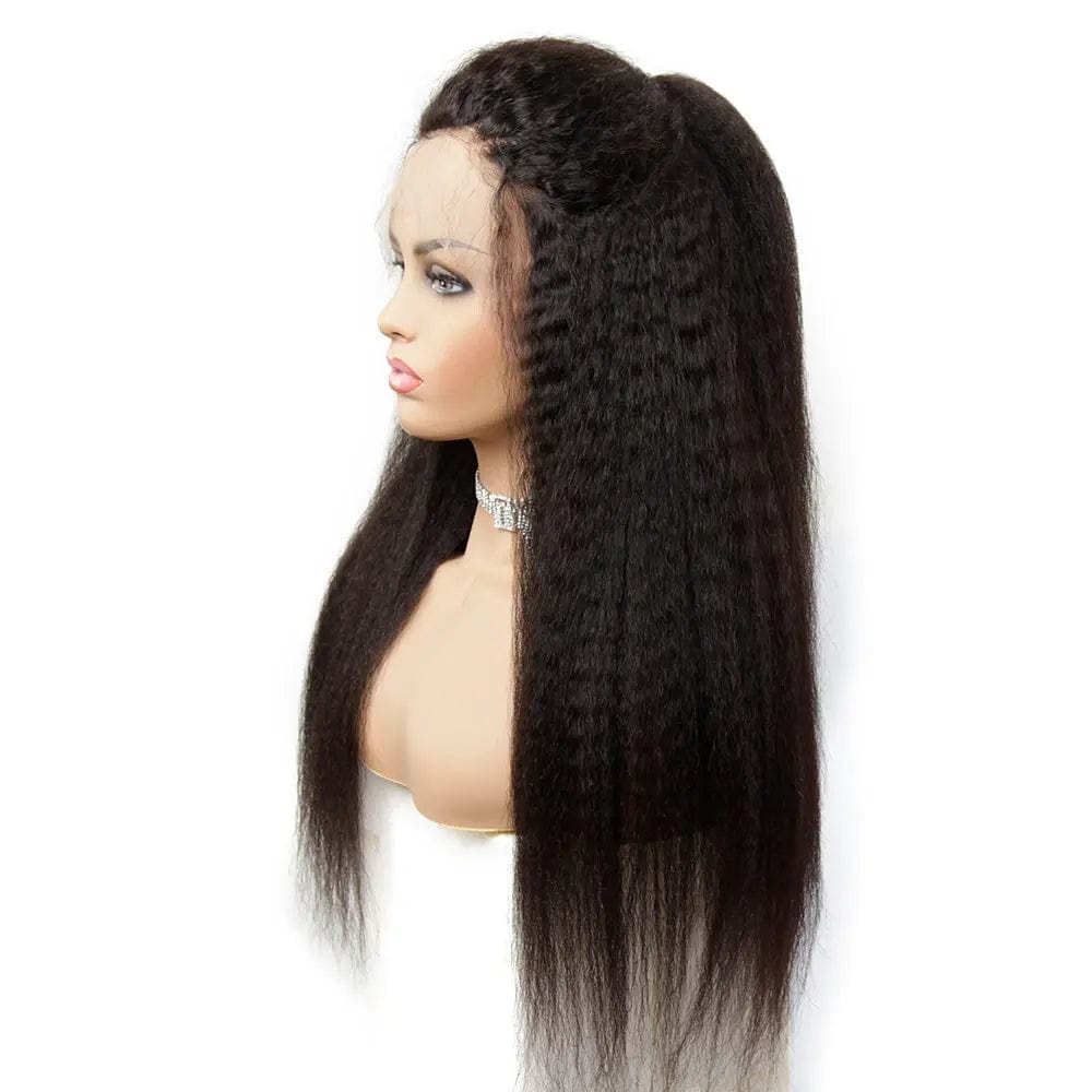 HD Transparent Film Illusion Kinky Straight Front Lace