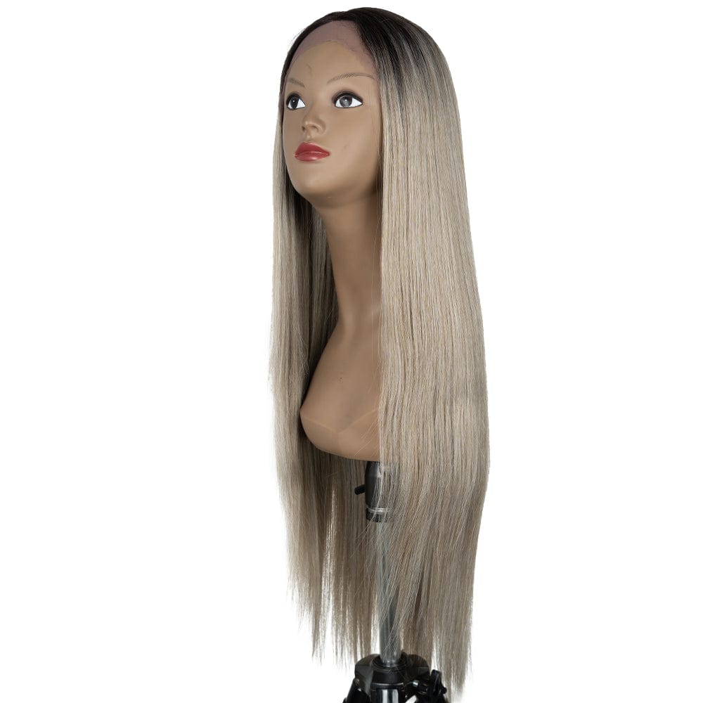 Heat Resistance Synthetic Hair Wig  Long Straight LUIZA Transparent Lace High Temperature Lace Frontal Synthetic Lace Front Wig