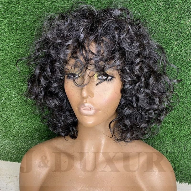 High Quality 100% Human Hair HD Lace Front Wig curly virgin hair wigs for black women hd lace frontal wig vendor