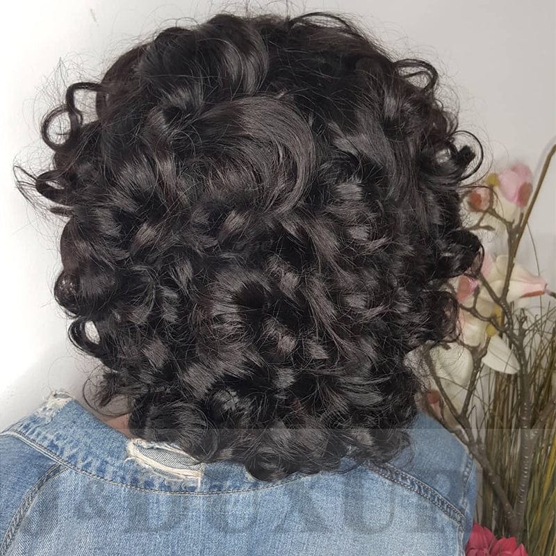 High Quality 100% Human Hair HD Lace Front Wig curly virgin hair wigs for black women hd lace frontal wig vendor