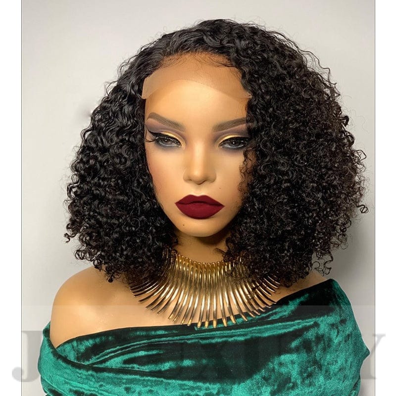 High Quality 10A human Wigs Human Hair Lace Front wig HD lace wig Brazilian kinky Curly hair for black women