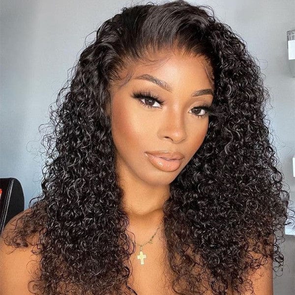 High quality human hair wigs Transparent HD lace closure frontal straight curly human hair lace frontal wigs for black woman