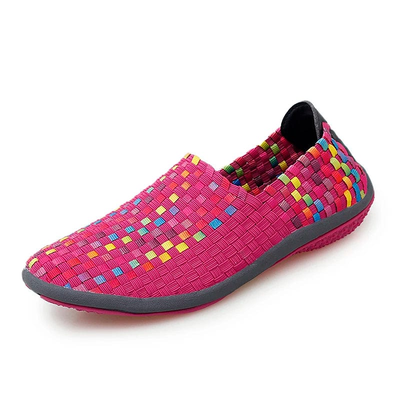 High quality wholesale rainbow zapatillas blancas sports women shoes ballerina flats running walk easy wear USA 2023