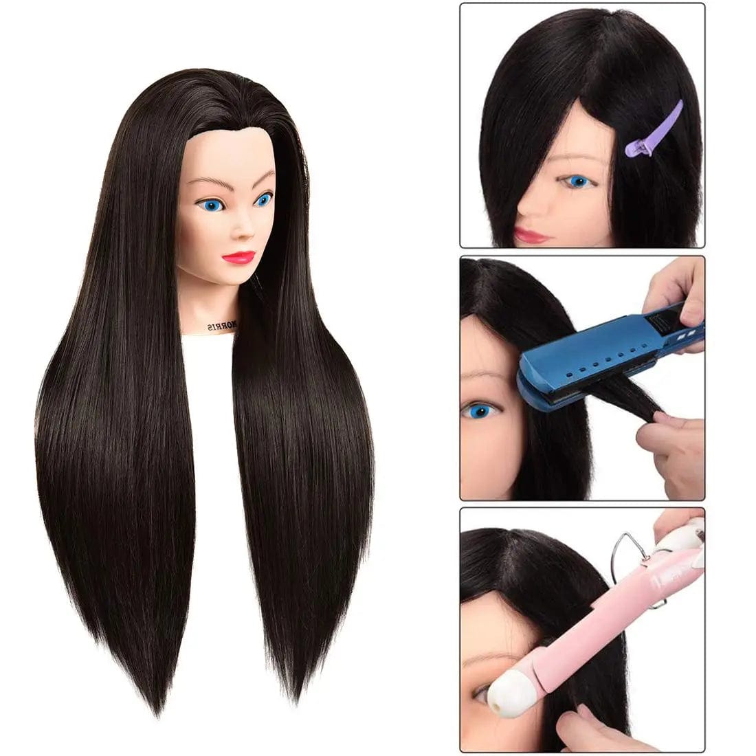 High Quality Wholesale salon equipment 100% natural hair female Male mannequin doll head training human hair