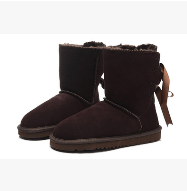 High quality winter warm women's fur snow boots with affordable price