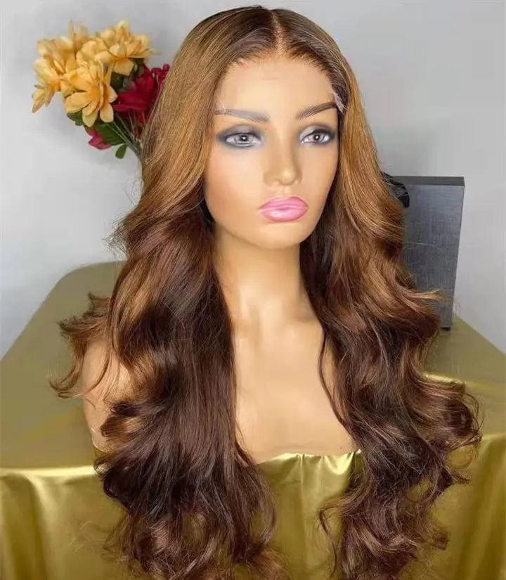 Honey Brown Loose Wave Brazilian Human Hair