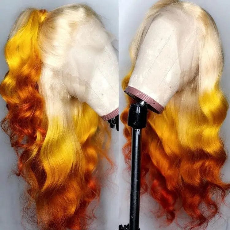 Hot New Ombre Soft Orange Loose Wave